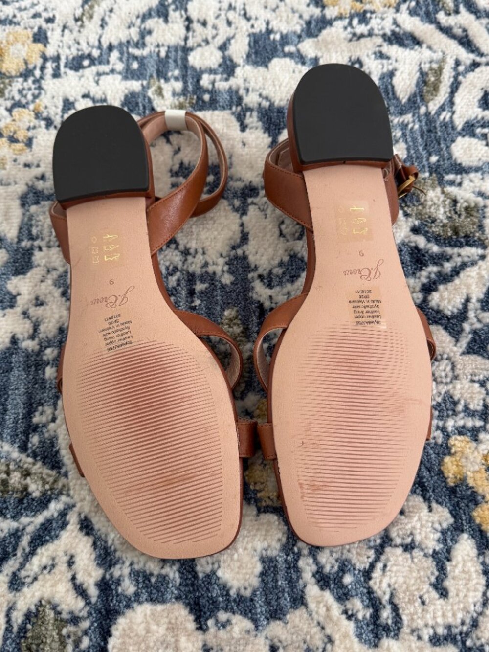 J.Crew Abbie Cross Strap Sandal | Size 9 | BRAND NEW - Picture 6 of 14